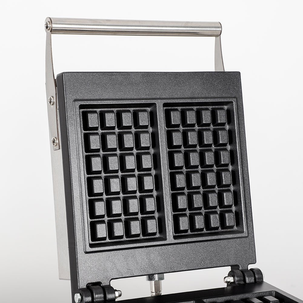 Single board 2-grid square pressing waffle maker