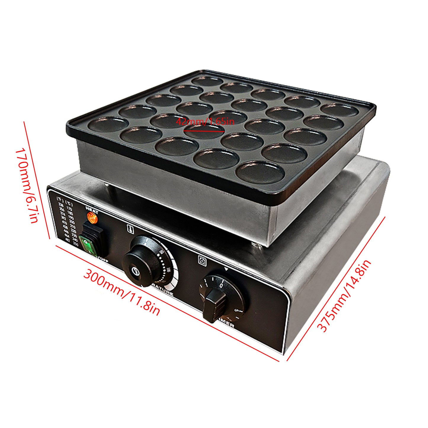 25 Hole Fragrant Crispy Cake Maker