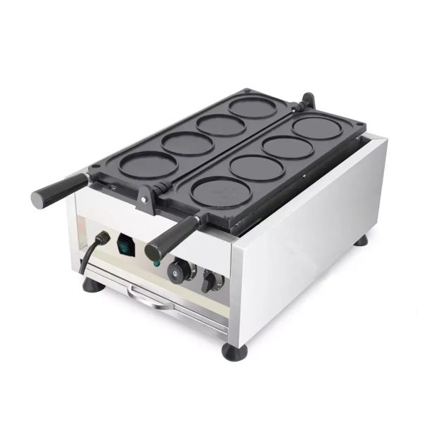 Industrial Commercial Customized Cheese Gold Coin Electric NonStick Waffle Iron Custom logo Waffle Maker for Outdoor Indoor Use