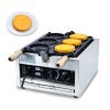 Professional Commercial Electric & Gas Waffle Maker Machine Custom Korean Cheese Gold Coin Shape for Household & Hotel Use