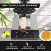Commercial Electric Heart Shaped Waffle & Egg Cone Baker Snack Machine Easy-to-Operate Stainless Steel New Condition