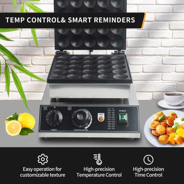 Cpvkry Mini Dutch Pancake Maker Non-Stick Stainless Steel Dorayaki Baker Machine for Gifts Option