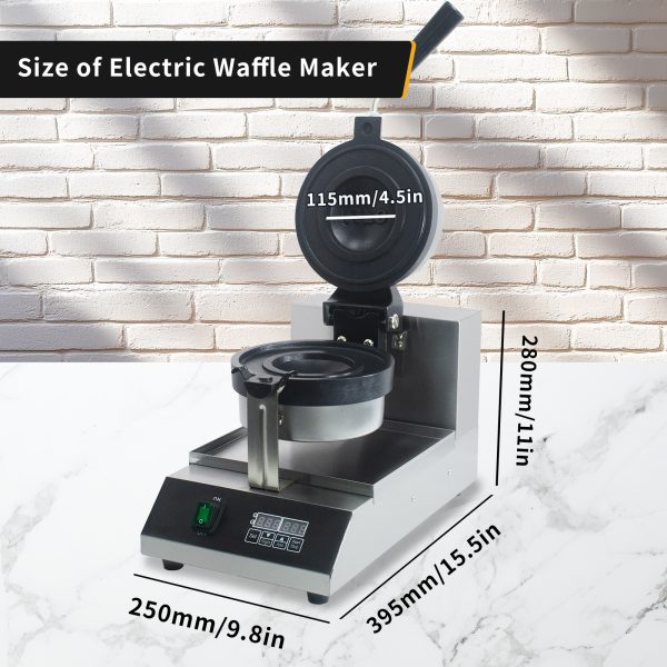 Commercial Digital UFO Burger Ice Cream Filling Waffle Maker Sandwich Press 50-250℃ Easy-to-Operate Non-Stick  Snack Maker New