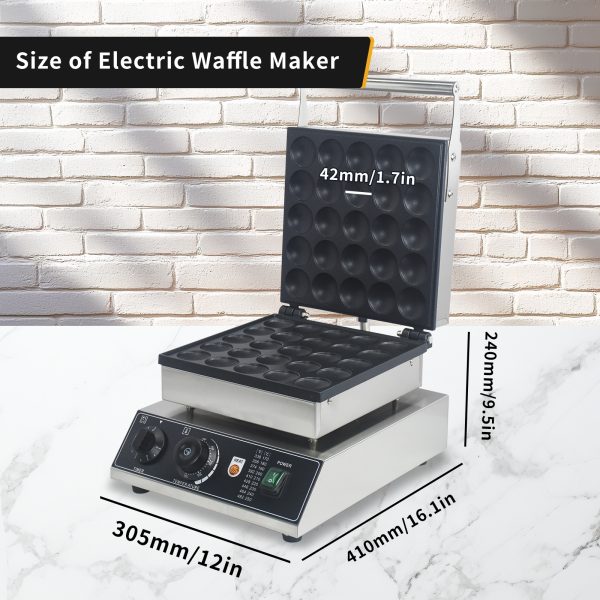 Cpvkry Mini Dutch Pancake Maker Non-Stick Stainless Steel Dorayaki Baker Machine for Gifts Option