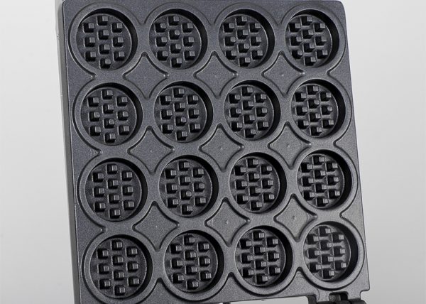 Commercial electric heating 16-hole circular waffle machine grid circular baking and baking machine snack equipment waffle oven