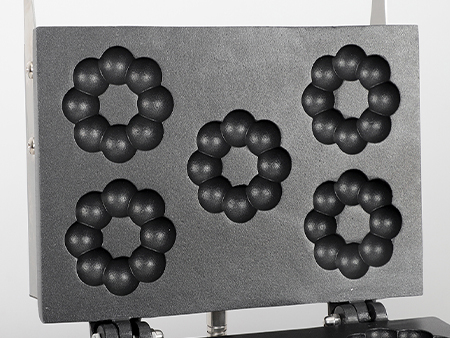 Commercial 1500W Double-Sided Heating Waffle Donut Maker New Stainless Steel Circular Donut Manufacturing Machine for Bagel