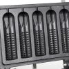 110/220v 5pcs Non-Stick Waffle Stick Maker Corn Dog Waffle Maker with French Muffin Irons Stainless Steel Snack Machine