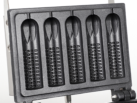 110/220v 5pcs Non-Stick Waffle Stick Maker Corn Dog Waffle Maker with French Muffin Irons Stainless Steel Snack Machine
