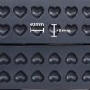 Commercial 16pcs Mini Dutch Hearts Pancake Waffle Maker Double Pool Heart-shaped Waffle Machine New Condition