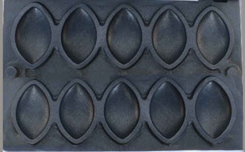 Commercial 10pcs Non-Stick Abalone Shaped Waffle Baker Fast Heating Penis Female Vaginal Waffle Maker New Condition