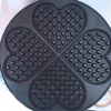 Commercial Heart-Shape Belgian Waffle Maker Nonstick Stainless Steel Body New 122-572℉ / 50-300℃ Temp Range for Bakery Snack Bar