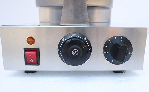 Commercial Heart-Shape Belgian Waffle Maker Nonstick Stainless Steel Body New 122-572℉ / 50-300℃ Temp Range for Bakery Snack Bar