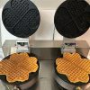 Professional 2600W Electric Double Head Foam Waffle Machine Egg Heart Shaped Temperature Controlled for Household Use