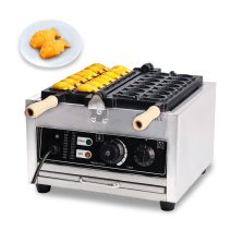 Commercial Stainless Steel Taiyaki Waffle Machine Fish Shape Double Waffle Maker for Restaurants Dutch Leisure Electric for Sale
