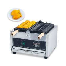 Professional Intelligent Digital LED Taiyaki Fish Waffle Iron High-Precision Temperature Control New for Hotels Coffee Shops