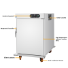 Commercial Electric Kitchen Hot Food Warming Cabinet 6L Stainless Steel Body Mobile Electric Food Warming Cabinet with Wheels