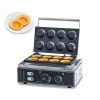 1550w Commercial Electric Cooking Pie Machine Mini Egg Tart Shell Pie Crust Pressing Machine Nonstick 8pcs Egg Tart Machine