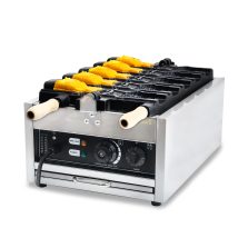 110V Commercial Stainless Steel Taiyaki Fish Waffle Maker New 50-300℃/122-572℉ Adjustable Temperature for Ice Cream Waffles
