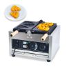 CPVKRY Newly Designed Poop Shaped Waffle Maker Stainless Steel Pancake Top of the Line Double Flip Rotating Waffle Maker