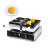 Bear Shaped Waffle Cone Maker Non-Stick Rotatable Stainless Steel Body Teflon-Coated Baking Pan 122-572℉ Machine Snack Machine