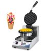 Professional Hong Kong Egg Waffle Maker Commercial Intelligent Digital Non-Stick Stainless Steel Snack Machine New for Hotels