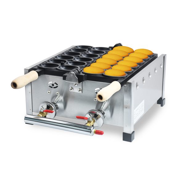 Professional Commercial Stainless Steel Smiling Egg Iron Machine Non-Stick Easy Operate Gas Waffle Maker for Snack Bar New