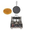 Customized Mini Electric Stainless Steel Nonstick Waffle Cone Maker High Productivity Commercial New Ice Cream Snack Machine