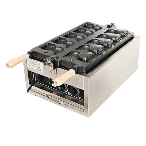 2000w Dinosaur Waffle Cake Maker Mouth Opening Dinosaur Style Waffle Bread Machine Ice Cream Chicken Rolls Fill Waffle Maker