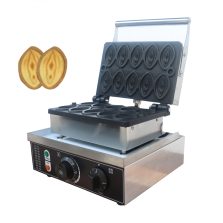 Commercial 10pcs Non-Stick Abalone Shaped Waffle Baker Fast Heating Penis Female Vaginal Waffle Maker New Condition