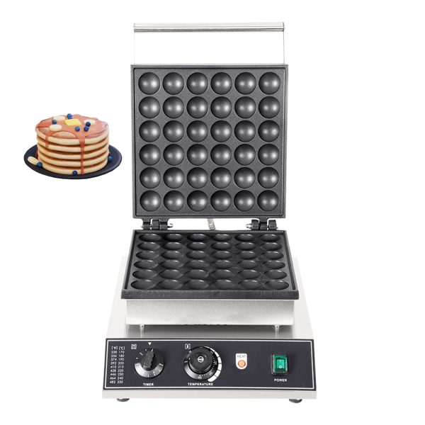 1750W Commercial Electric Mini Pancake Maker Non-Stick Stainless Steel Dorayaki Baker Machine 25PCS Snack Machine New