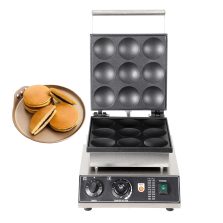 1750W Commercial Electric Poffertjes Grill 9PCS 2.7in Diameter Dorayaki Baker Machine Non-Stick for Snack New