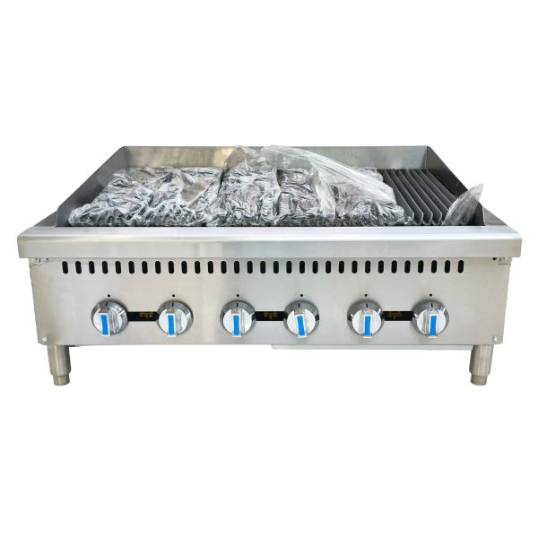 Commercial 2800Pa Wide Striped Liquefied Gas Steak Grill oyster Grill for Household Hotel Use Indoor Non-stick Griddle
