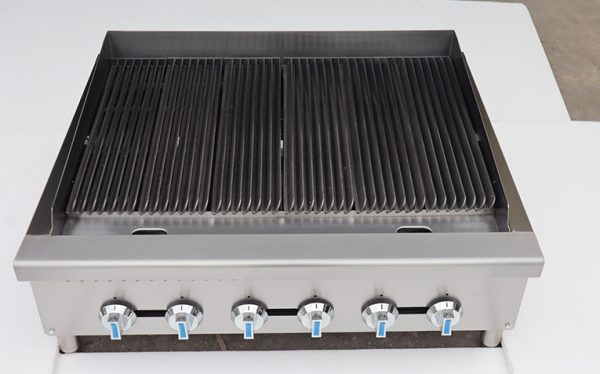 Commercial 2800Pa Wide Striped Liquefied Gas Steak Grill oyster Grill for Household Hotel Use Indoor Non-stick Griddle