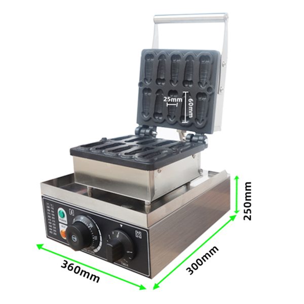 1600w Baking Equipment Mini Penis Shaped Waffle Maker Non-stick Dick Waffle Maker for Sale