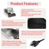Customized Mini Electric Stainless Steel Nonstick Waffle Cone Maker High Productivity Commercial New Ice Cream Snack Machine