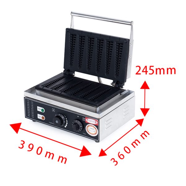 Mini Christmas Tree Non-Stick for Teflon Coating Waffle Maker 110V 50-300℃/122-572℉ Adjustable Temperature New Snack Machine