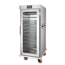 Commercial Insulated Kitchen House Hold Hot Food Warmer Hotel Banquet Food Holding Cabinet 11 Layers with Single Glass Door