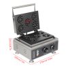 Commercial 1500W Double-Sided Heating Waffle Donut Maker New Stainless Steel Circular Donut Manufacturing Machine for Bagel