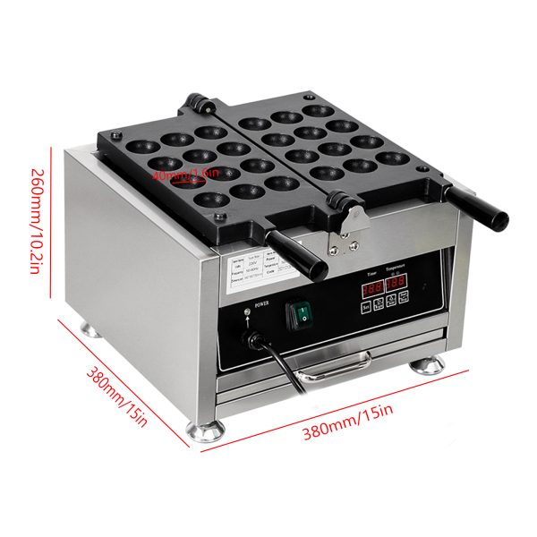 Commercial Takoyaki Maker 12pcs Japanese Octopus Fish Ball Machine 2kW Heating Takoyaki Grill Stainless Steel Snack Machine