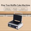 Mini Christmas Tree Non-Stick for Teflon Coating Waffle Maker 110V 50-300℃/122-572℉ Adjustable Temperature New Snack Machine