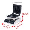 Commercial Electric 110/220V Belgian Waffle Maker 2pcs Non-Stick Square with Temperature Time Control for Home Use New Condition