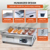 Portable Commercial Burger Griddle Electric Non-Stick Stainless Steel Griddle Grill Flat Plate for Restaurant Outdoor
