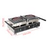 Commercial Flip-Style Round Electric Mini Grid Waffle Iron Cute Mini Waffle Snack Equipment