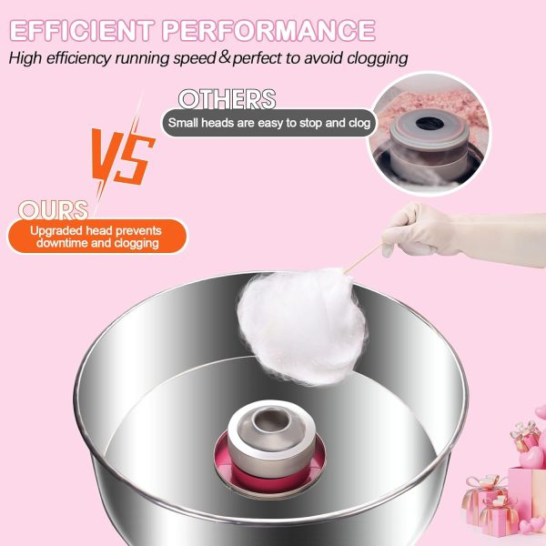 Industrial 1000W Commercial Mini Cotton Candy Machine for Home Carnival Kids Birthday Family Party Made in China