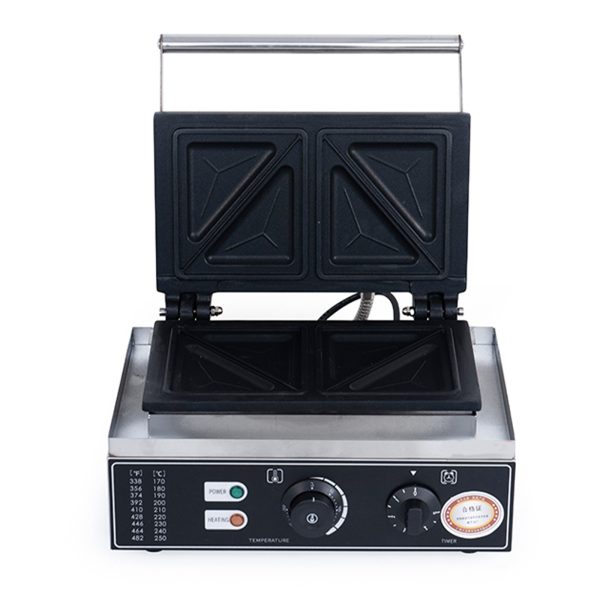 110-220V Breakfast Kitchen Thick Sandwich Toaster Triangle Waffle Maker Tempe Adjustable Snack Machine/Grill Cheese Sandwich