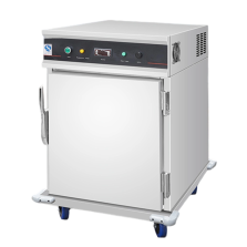 Commercial Industrial 1.8kW Electric Mobile Banquet Cart 9L Stainless Steel Body Food Warmer Cabinet Tray for Hotels Restaurants