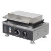 Electric 110V/220V Hot Dog Waffle Make,6 Slice Non-stick Stainless Steel Machine for China Commercial Waffle Making