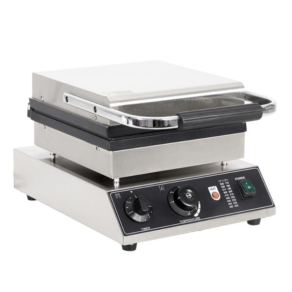 Commercial Big 1-Slice Square Waffle Maker Non-Stick Belgian Design Waffle Snack Maker for Fun Kids and Adults Breakfast