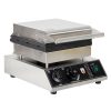 Commercial 110V/220V Stainless Steel Non-Stick Waffle Maker with Flip Balance Heating New Condition 6pcs Honeycomb Pop