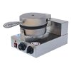 Commercial Heart-Shape Belgian Waffle Maker Nonstick Stainless Steel Body New 122-572℉ / 50-300℃ Temp Range for Bakery Snack Bar